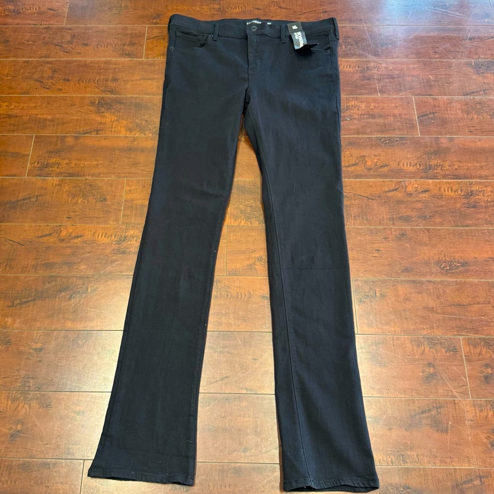 New Express Skyscraper Women’s Jeans Size 16 Long Back Stretch Jeans Inseam 36